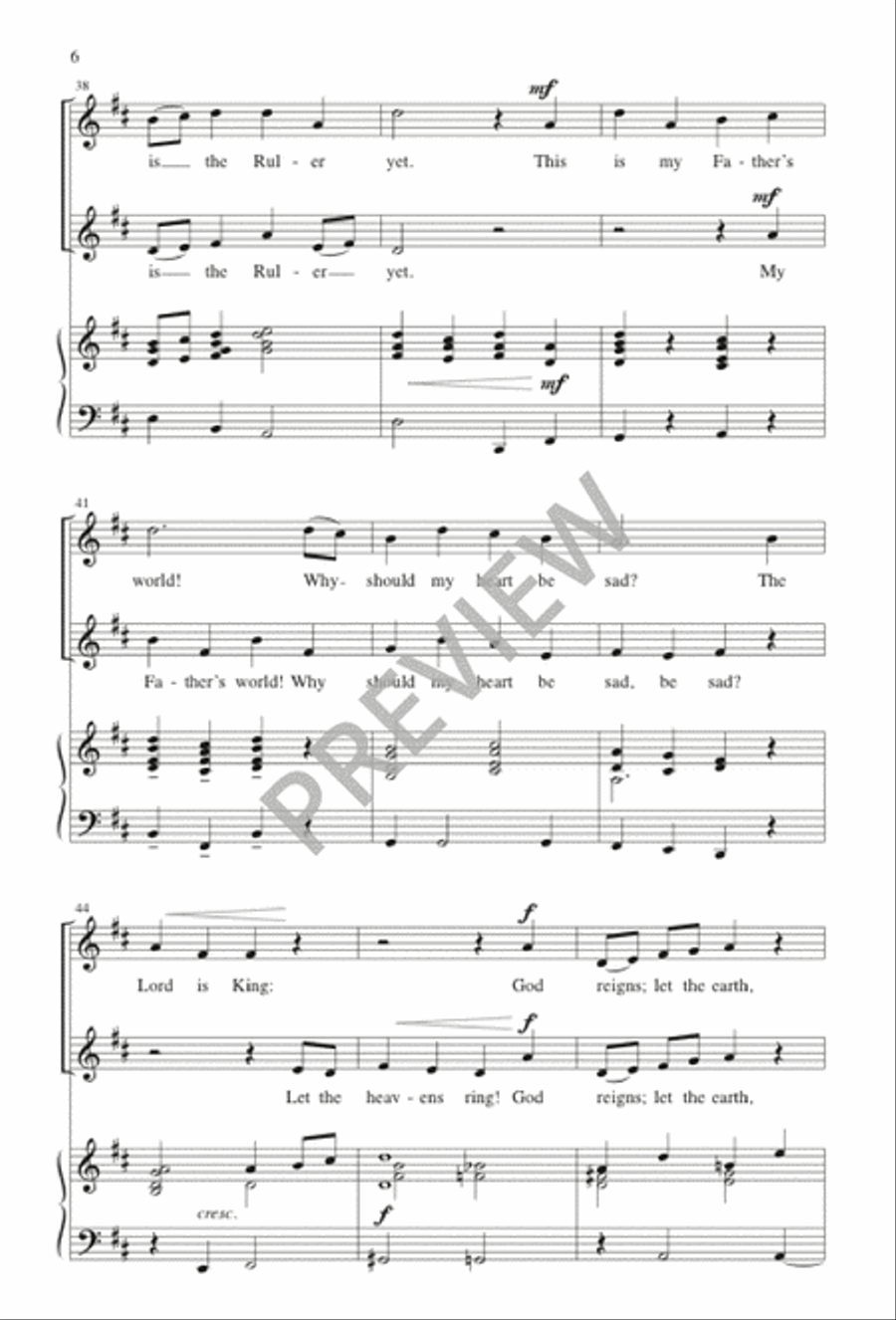 This Is My Father's World 2-Part scores gallery preview page 7