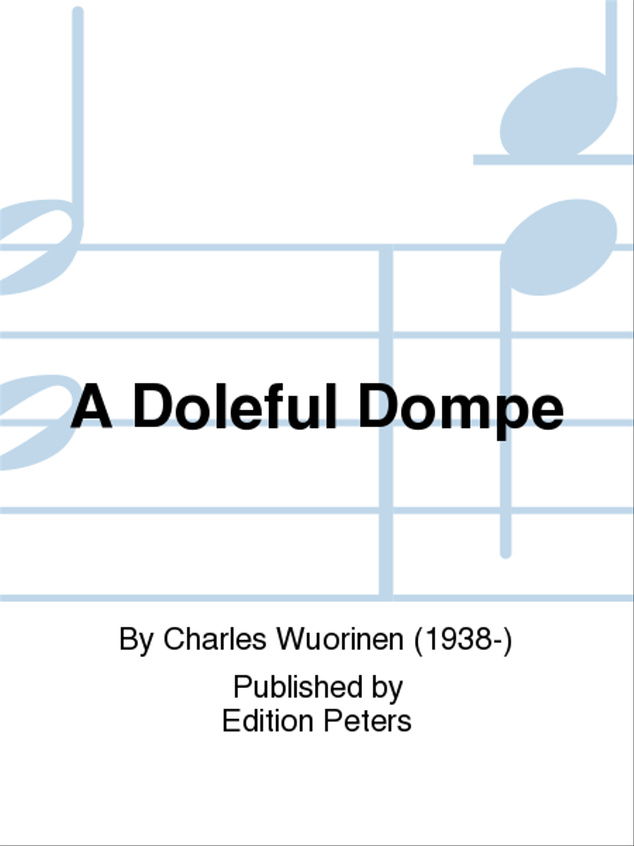 A Doleful Dompe for English Horn, Violin and Violoncello Small Ensemble scores gallery preview page 1