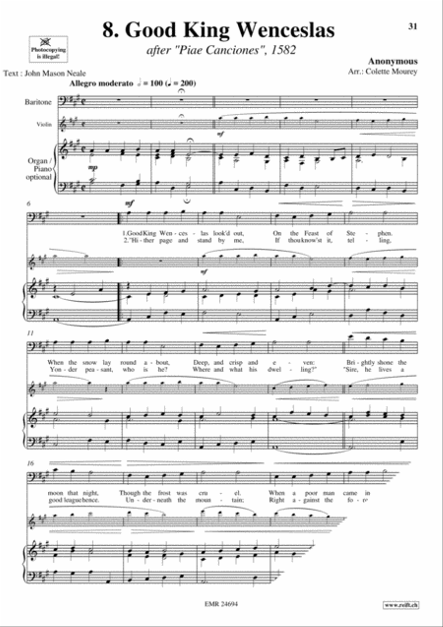 20 Greatest Christmas Songs Vol. 1 Baritone Voice scores gallery preview page 10