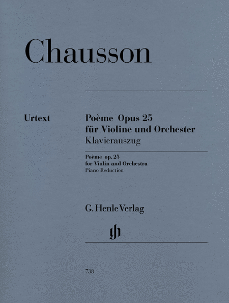 Poeme, Op. 25  for Violin and Orchestra