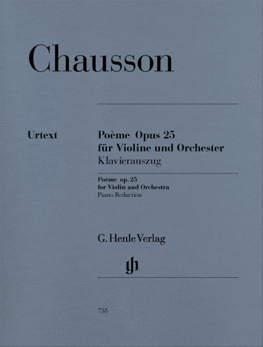 Poème for Violin and Orchestra Op. 25 Violin Solo scores gallery preview page 1