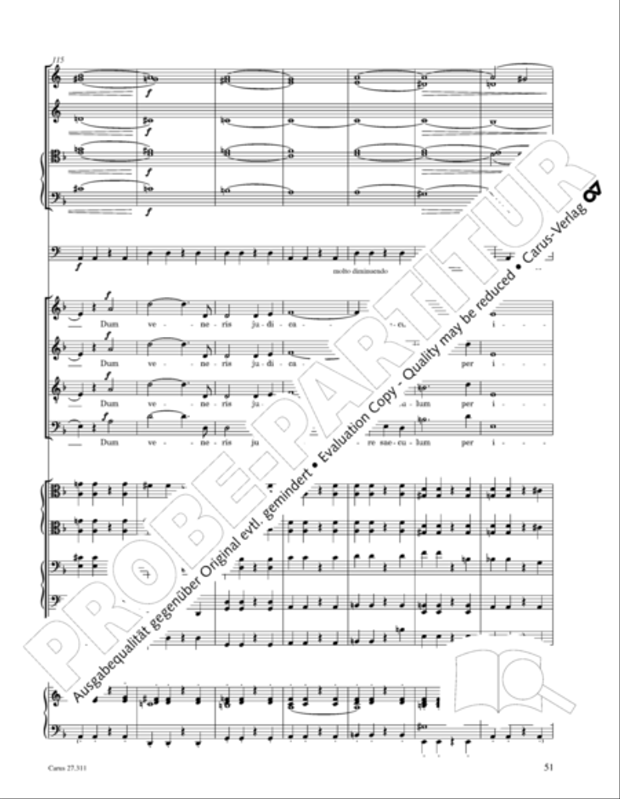 Requiem - church version (Requiem. Fassung mit kleinem Orchester) 4-Part scores gallery preview page 67