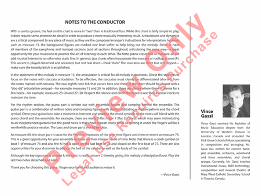 Sombrero Sam Sombrero Sam 3-Part scores gallery preview page 3