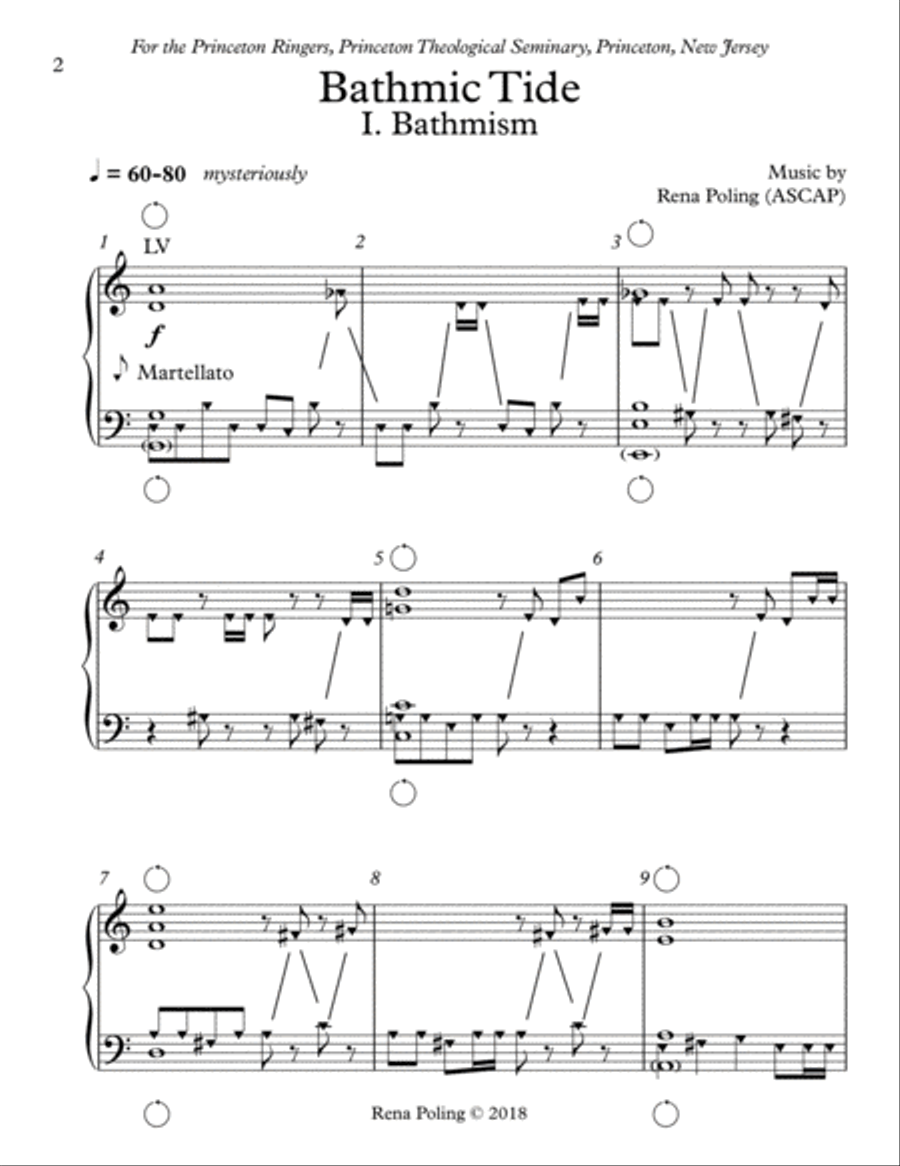 Bathmic Tide Handbell Choir scores gallery preview page 2