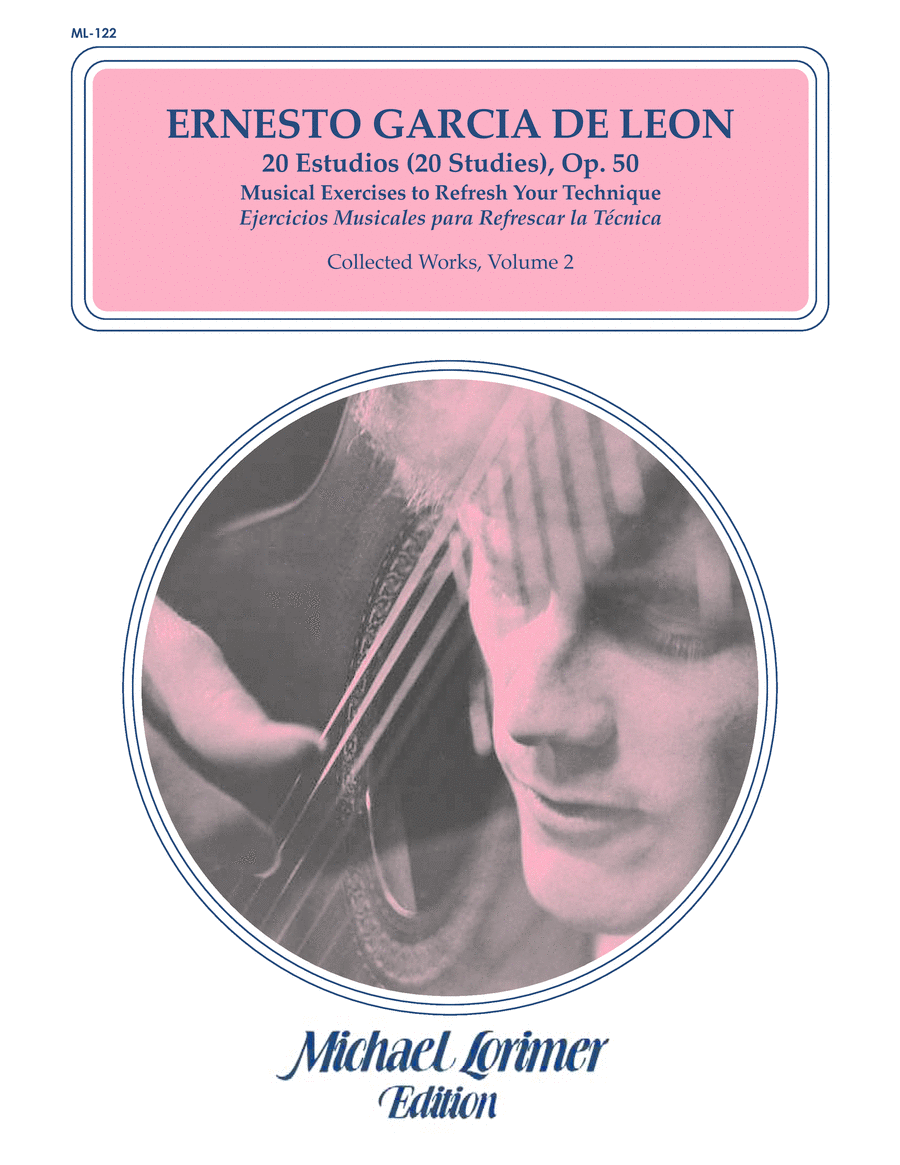 Ernesto García de León - 20 Estudios (20 Studies), Op. 50 - Collected Works, Volume 2 Classical Guitar scores gallery preview page 1