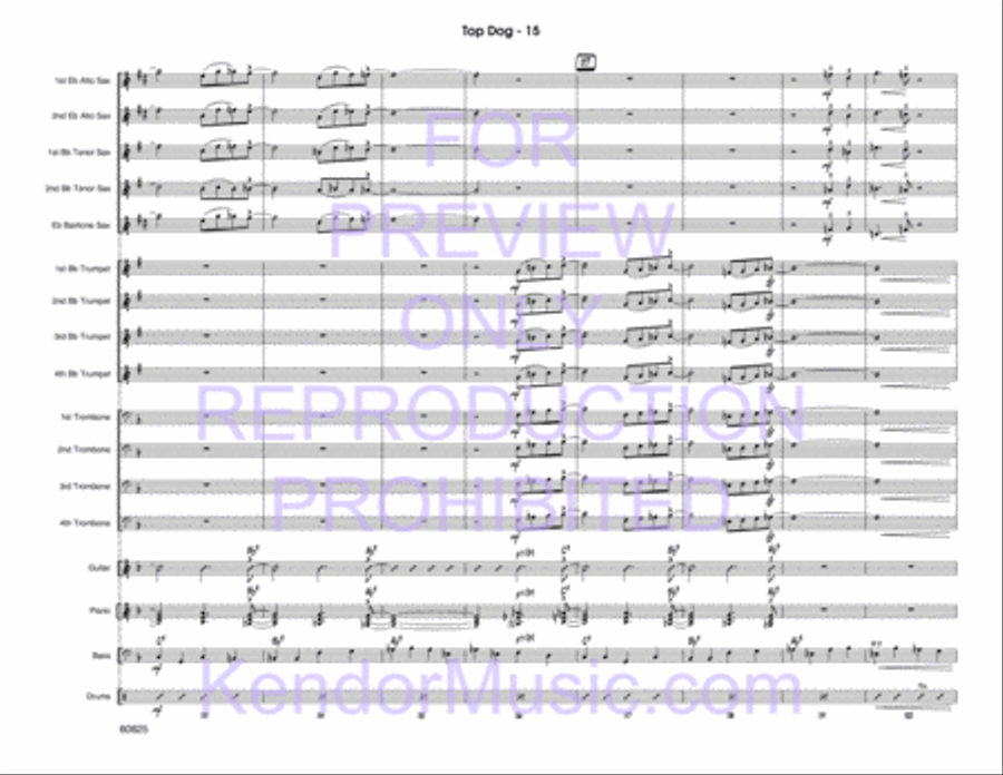 Top Dog Jazz Ensemble scores gallery preview page 16