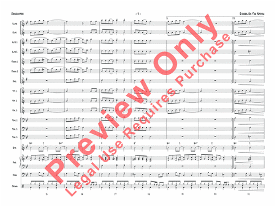 Riders on the Storm Jazz Ensemble scores gallery preview page 4