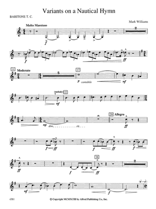 Variations on a Nautical Hymn: Baritone T.C.