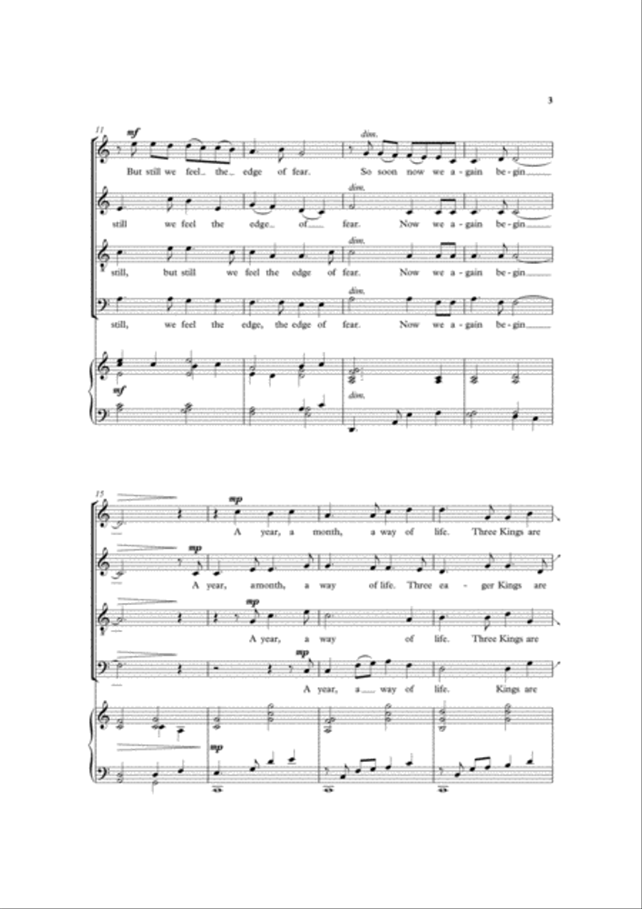 The Marvellous Birth The Marvellous Birth 4-Part scores gallery preview page 3