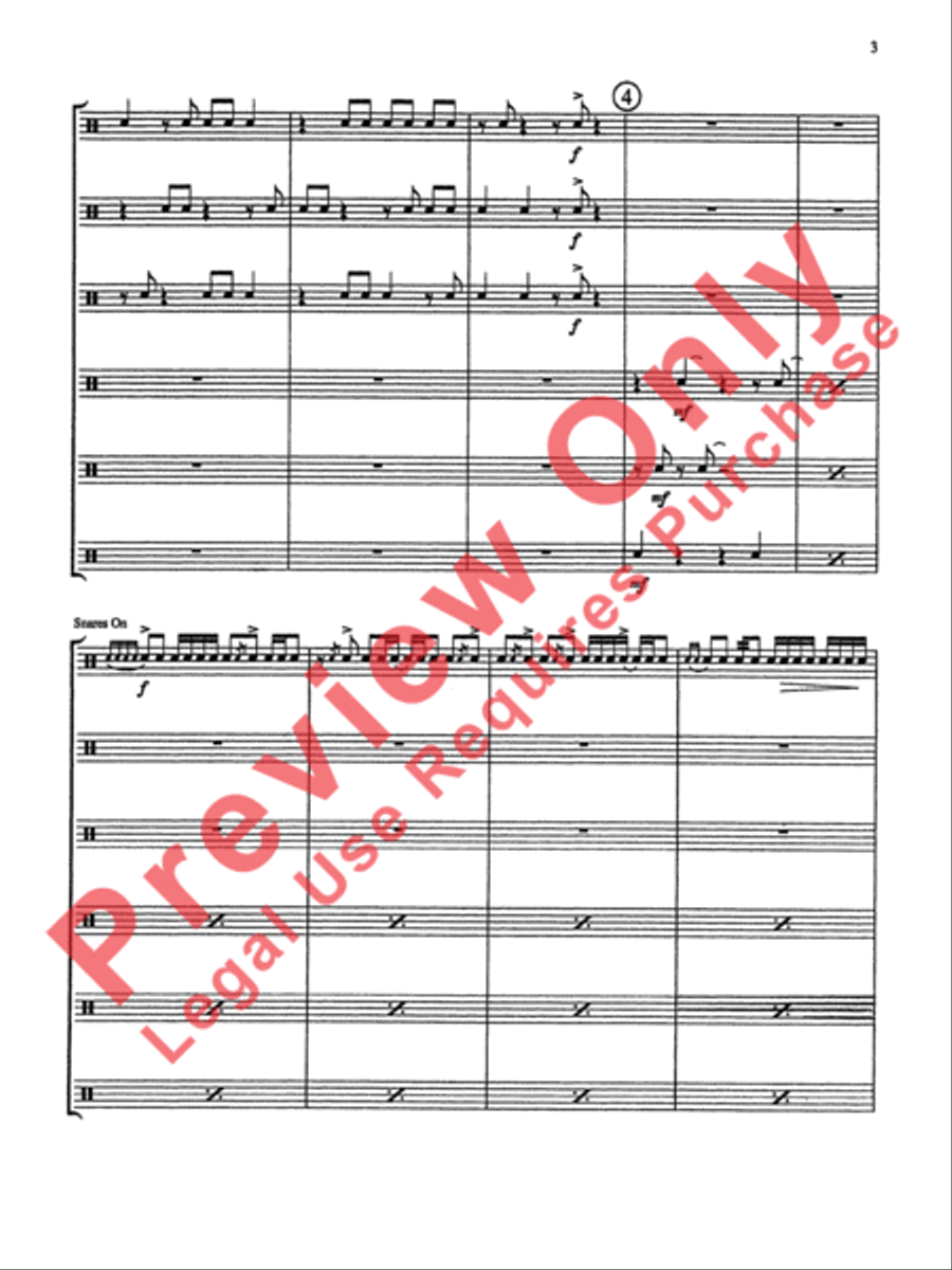Assimilation Assimilation Percussion Ensemble scores gallery preview page 6