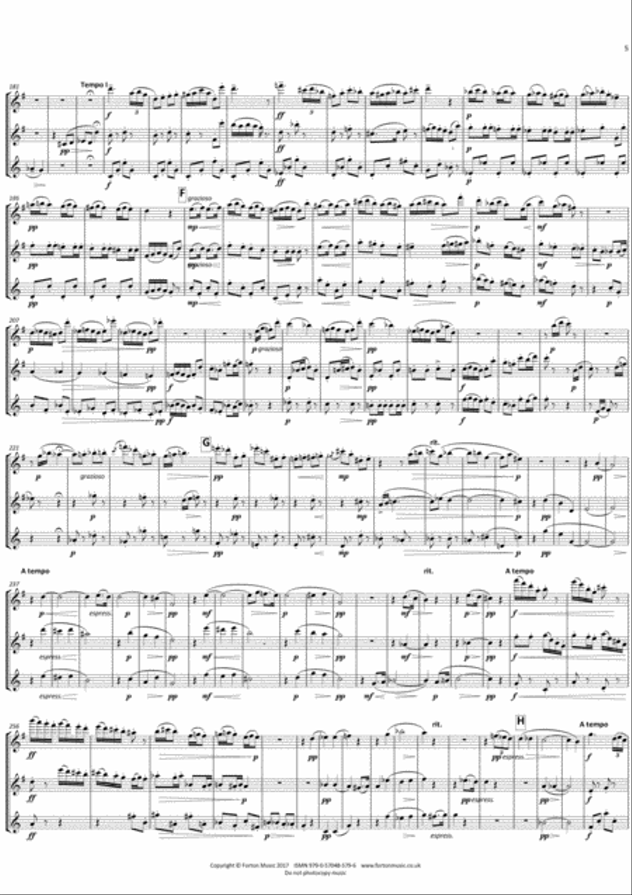 Serenade Flute scores gallery preview page 5