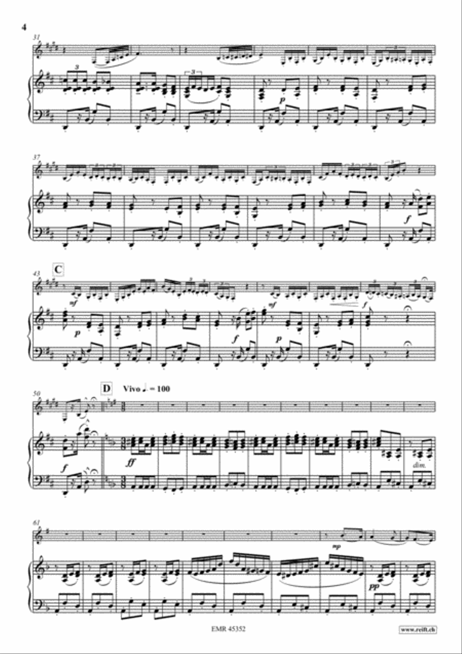 Carmen Fantasy Bass Clarinet scores gallery preview page 5