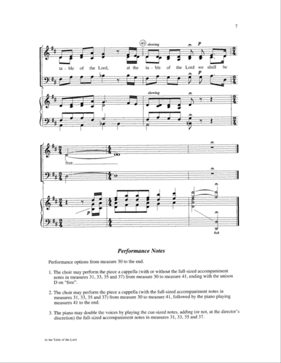 At the Table of the Lord 3-Part scores gallery preview page 7