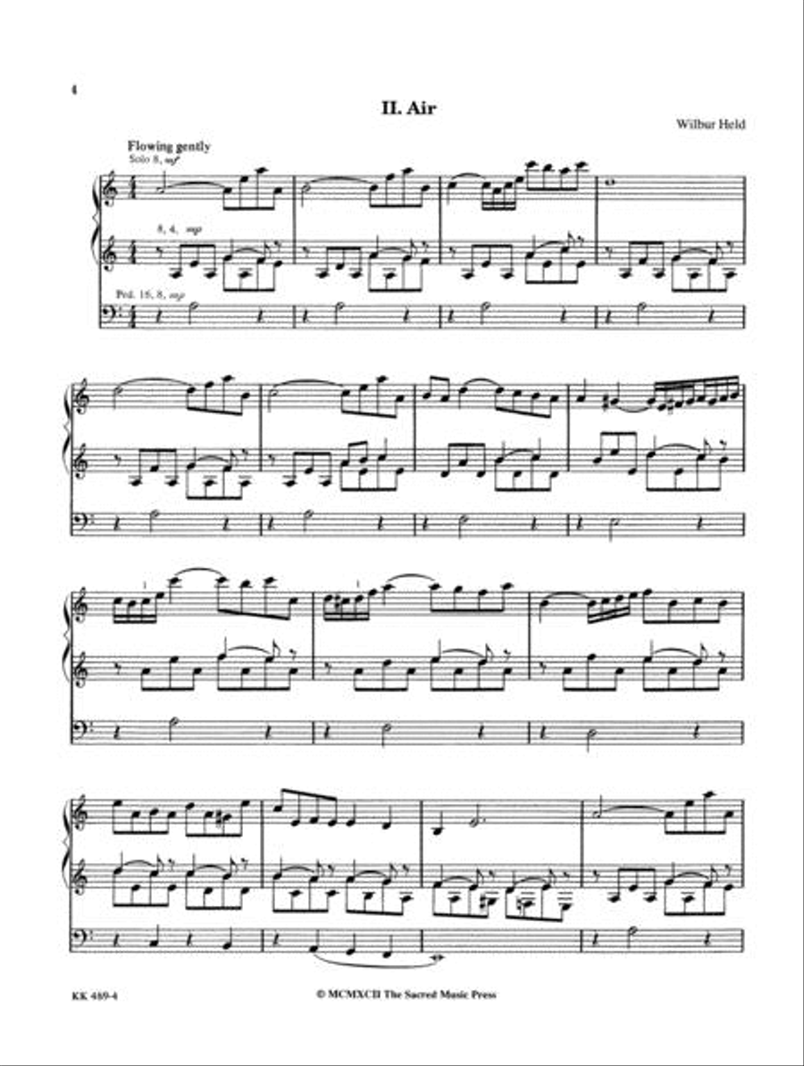Sketches for Organ Organ Solo scores gallery preview page 4
