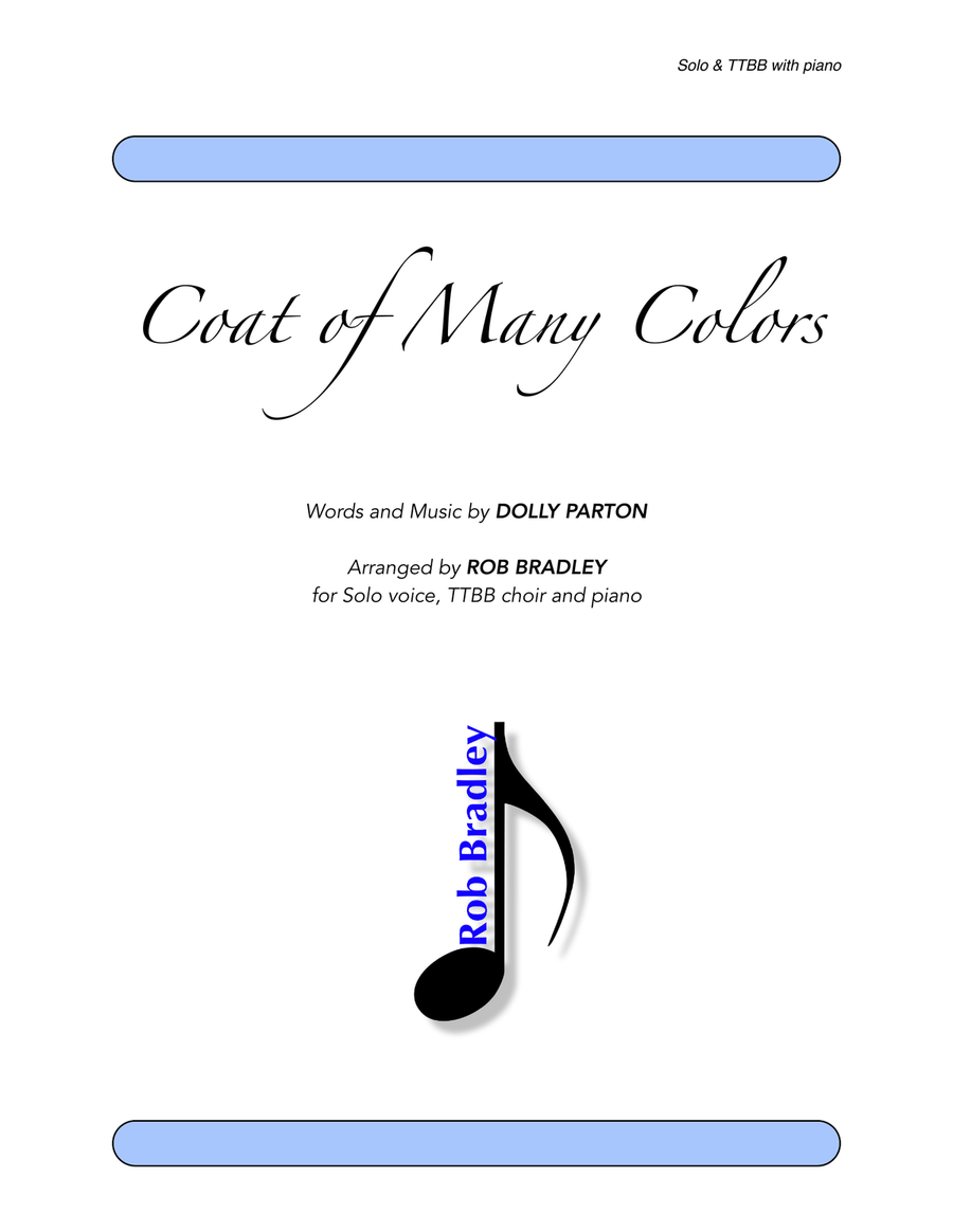 Coat Of Many Colors TTBB scores gallery preview page 1
