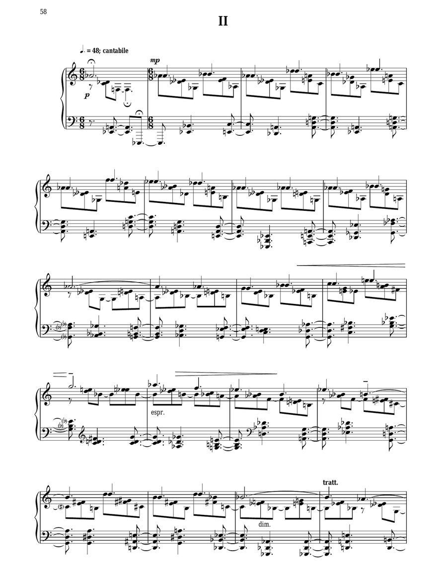 Night Meditations Night Meditations Piano Solo scores gallery preview page 3