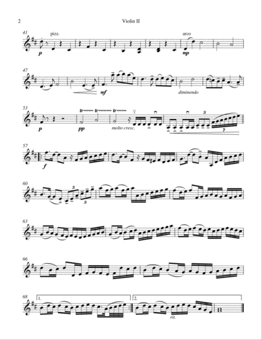Canon in Pop Style String Quartet scores gallery preview page 4