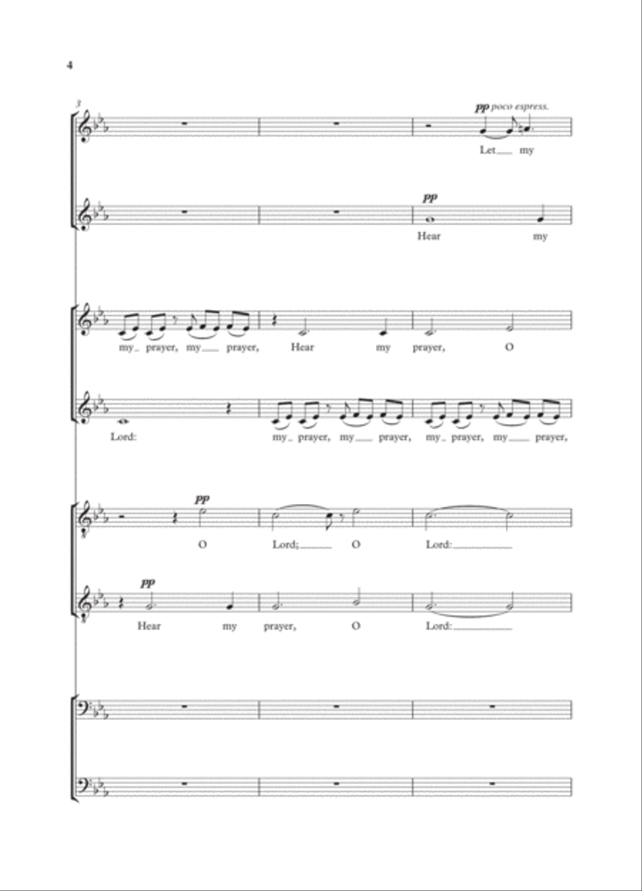 My prayer 4-Part scores gallery preview page 4