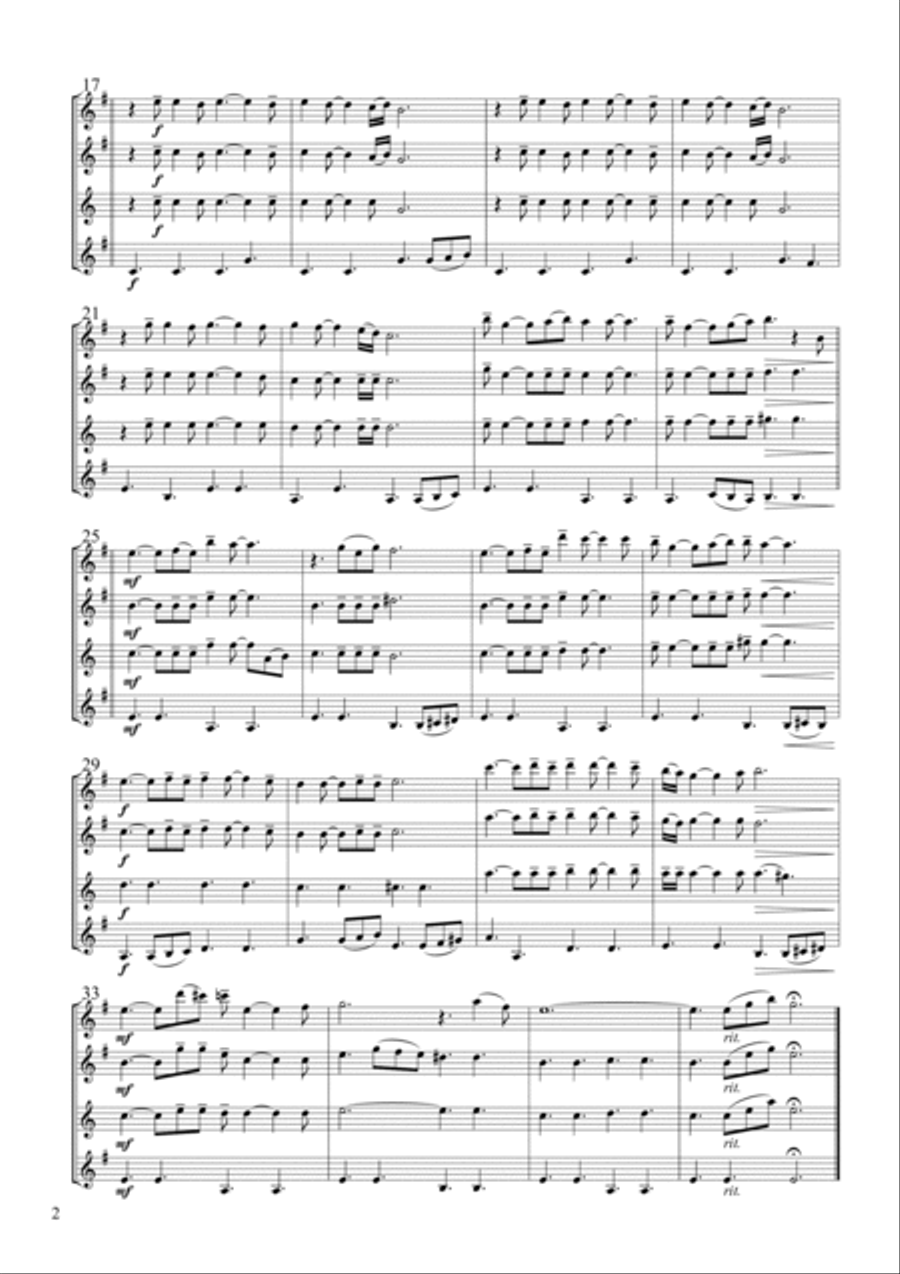 Greenfields Greenfields Saxophone Quartet scores gallery preview page 3