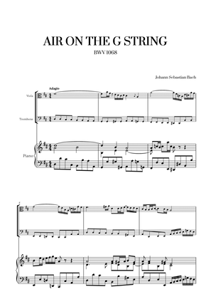 Johann Sebastian Bach - Air on the G String for Viola, Trombone and Piano