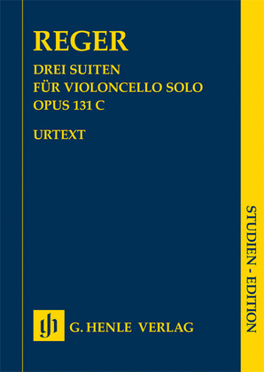 Book cover for 3 Suites for Violoncello Solo Op. 131c