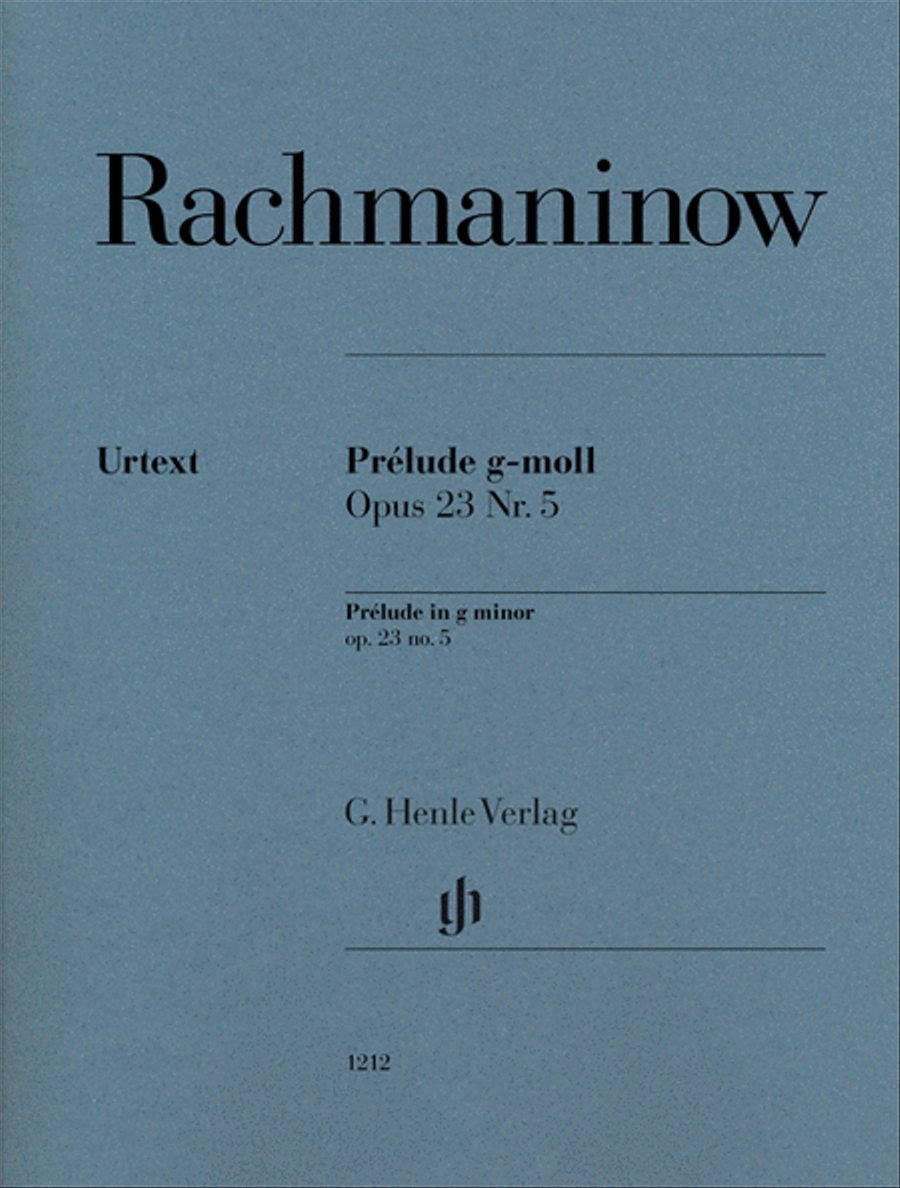 Prelude in G minor Op. 23 No. 5