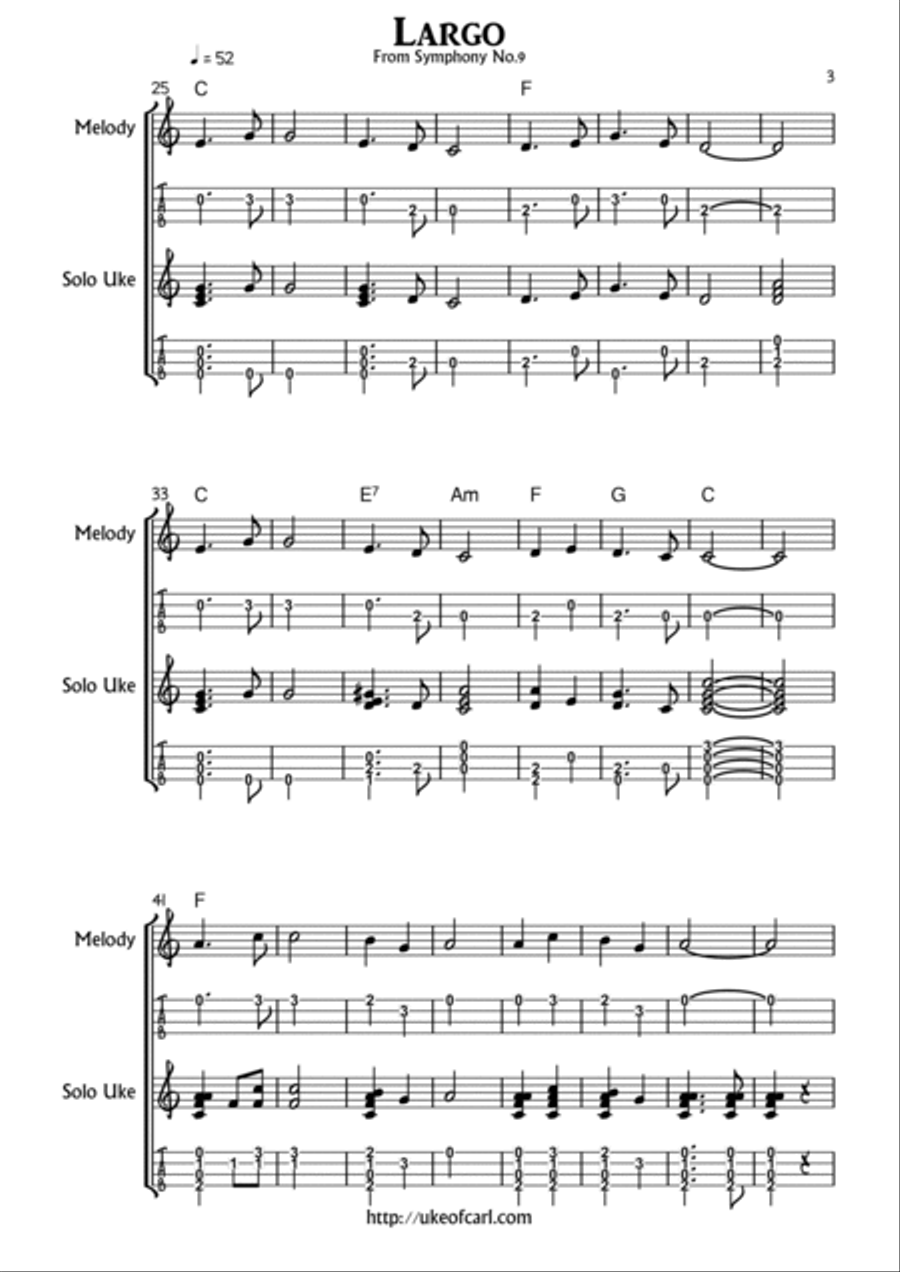 Popular Classics for Ukulele Ukulele scores gallery preview page 3