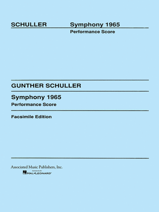 Book cover for Symphony (1965)