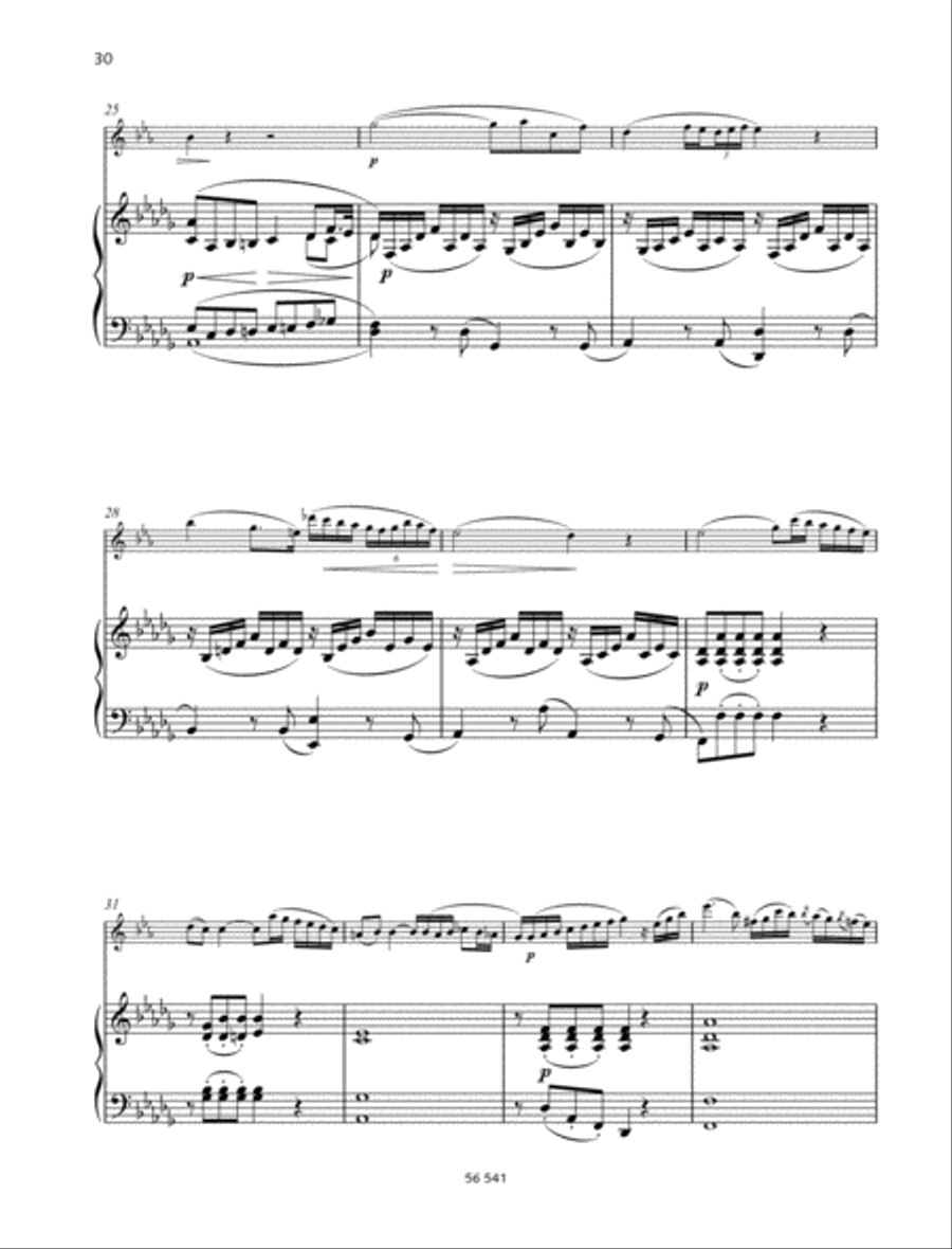 Adagio B-Flat Clarinet scores gallery preview page 3