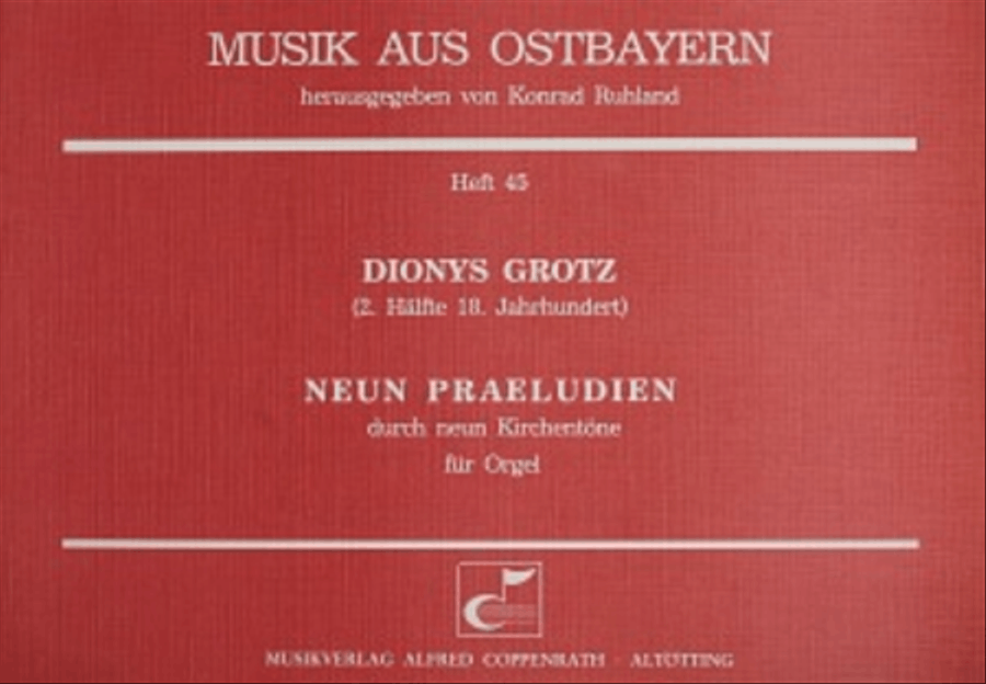 Nine Preludes (Neun Praeludien) Collection / Songbook scores gallery preview page 1