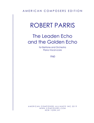 Book cover for [Parris] The Leaden Echo and the Golden Echo