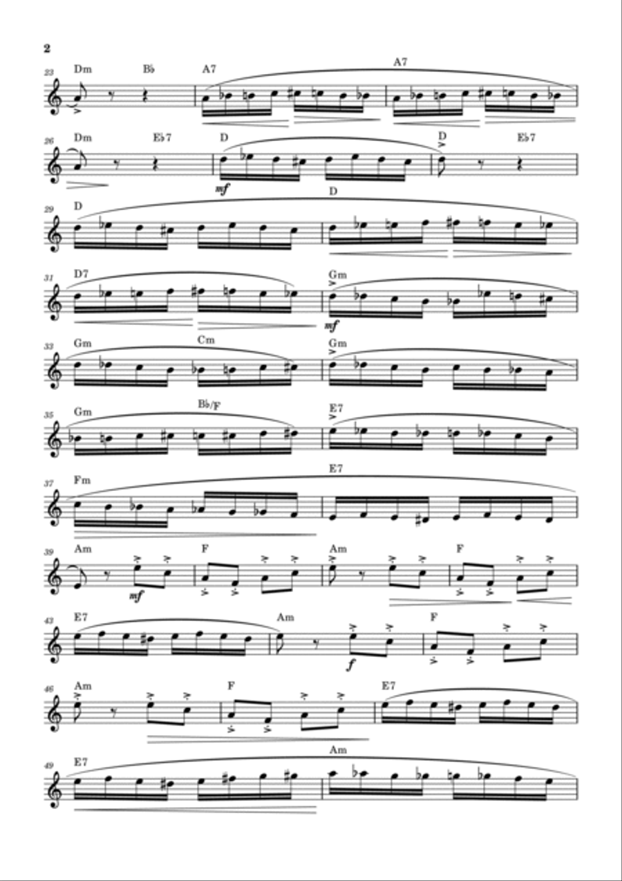 The Flight Of The Bumblebee Violin Solo scores gallery preview page 2