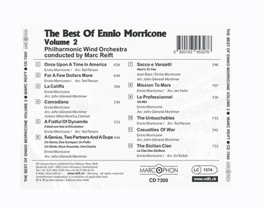 The Best Of Ennio Morricone Volume 2