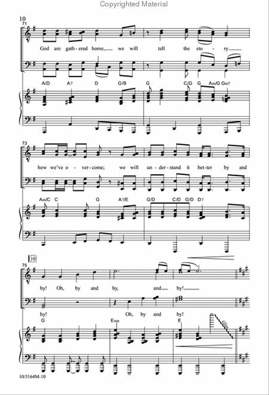Hallelujah! By and By TTBB scores gallery preview page 11
