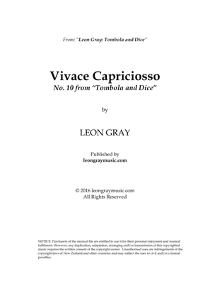 Vivace Capriciosso, Tombola and Dice (No. 10), Leon Gray