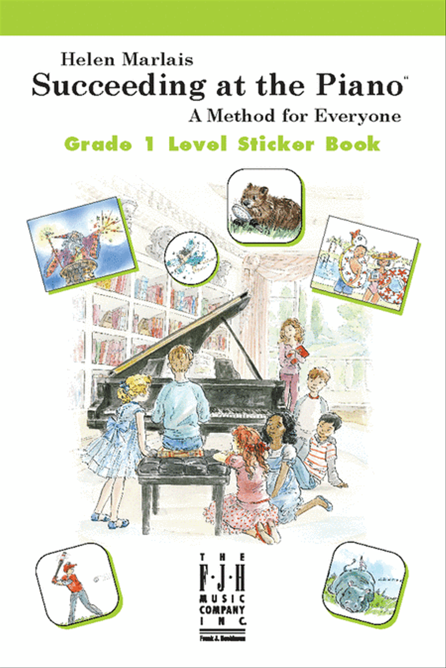 Succeeding at the Piano, Sticker Book - Grade 1 Piano Method scores gallery preview page 2
