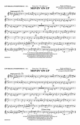 Movin' on Up (Theme from "The Jeffersons"): Low Brass & Woodwinds #2 - Treble Clef