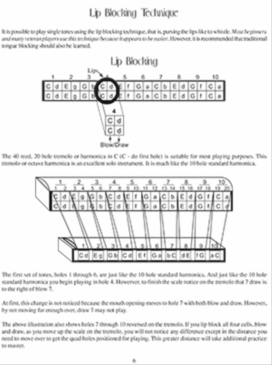 Tremolo and Octave Harmonica Method Harmonica scores gallery preview page 2