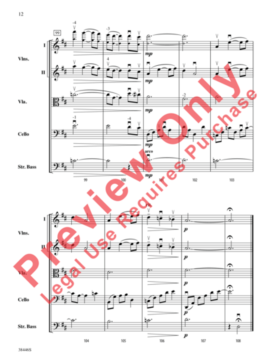 Open Arms String Orchestra scores gallery preview page 13