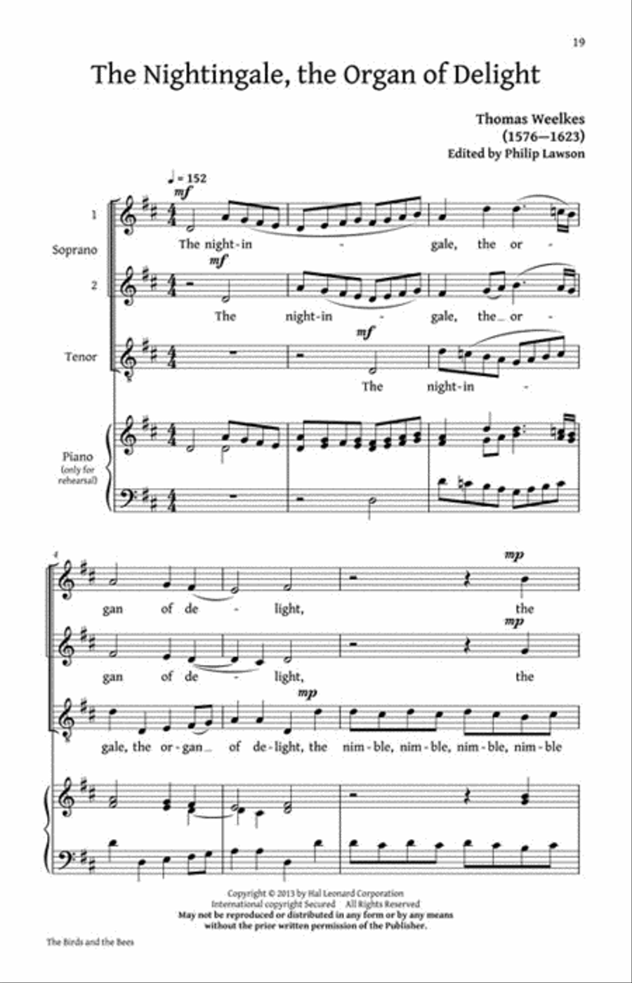 The Birds and the Bees A Cappella scores gallery preview page 5