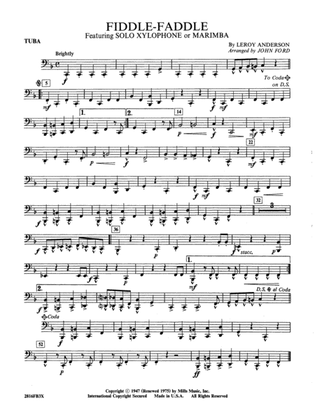 Fiddle-Faddle: Tuba