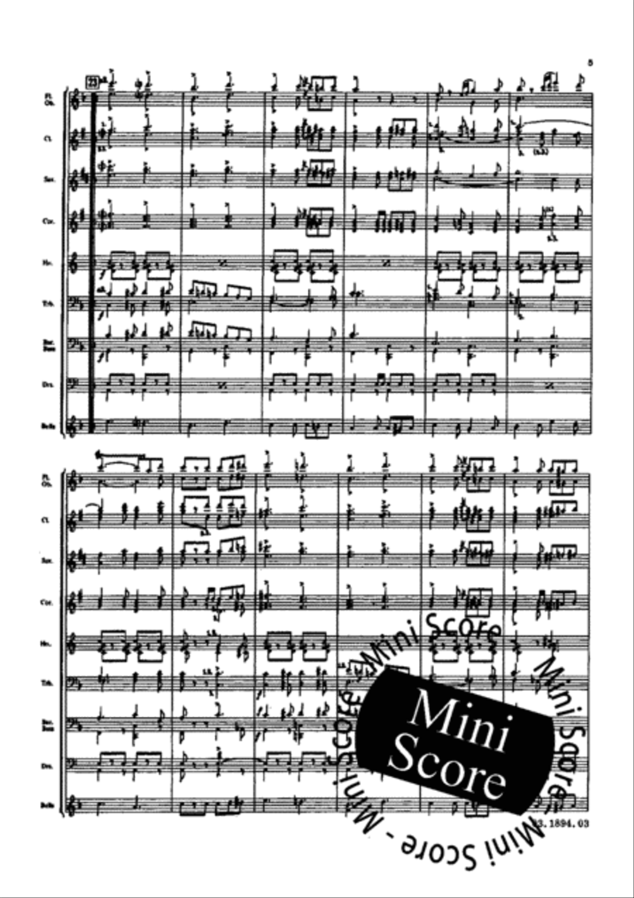 Christopher Columbus Concert Band scores gallery preview page 7