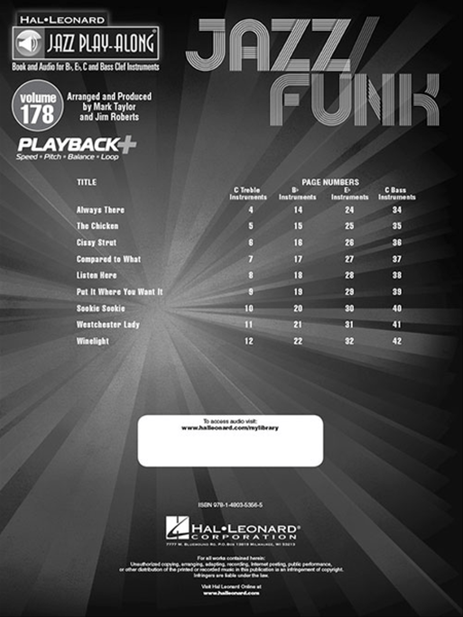 Jazz/Funk C Instrument scores gallery preview page 2