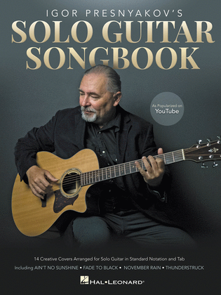 Book cover for Igor Presnyakov's Solo Guitar Songbook