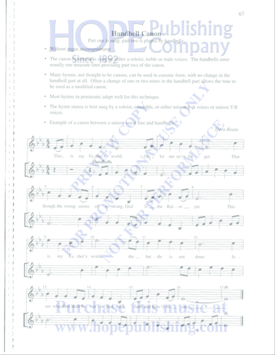 Practical Guide to Arranging Music for Organ, Choir, Handbells & Other Instrumen Choir scores gallery preview page 68