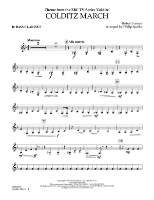 Colditz March (arr. Philip Sparke) - Bb Bass Clarinet