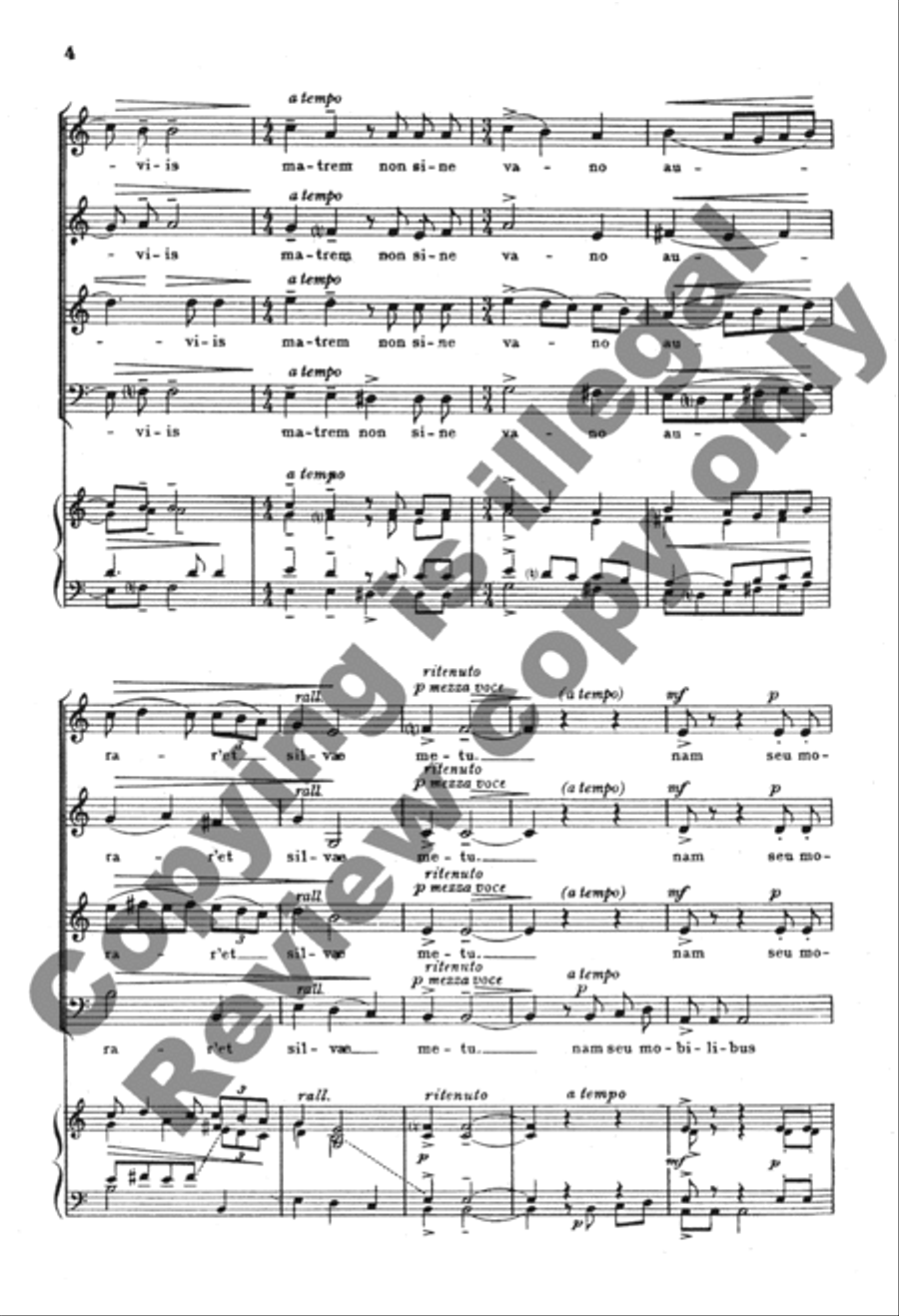 Vitas hinnuleo me similis, Chloe 4-Part scores gallery preview page 3