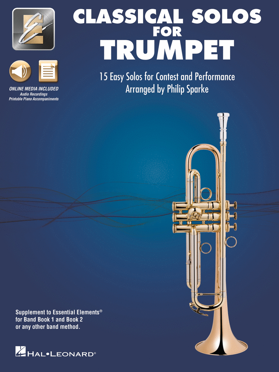 Classical Solos for Trumpet Concert Band Methods scores gallery preview page 1