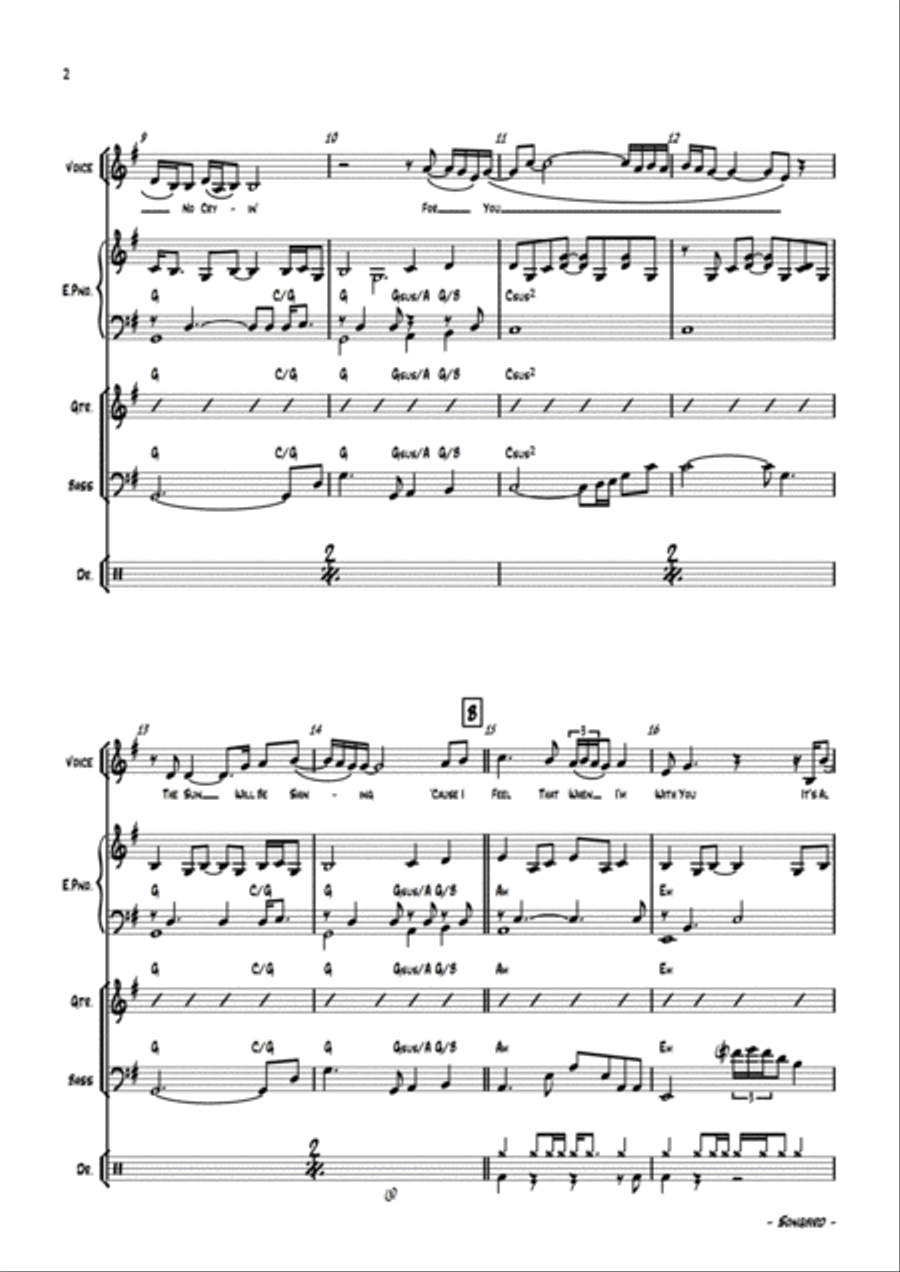 Songbird Small Ensemble scores gallery preview page 4