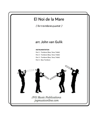 Book cover for El Noi de la Mare - Trombone Quartet